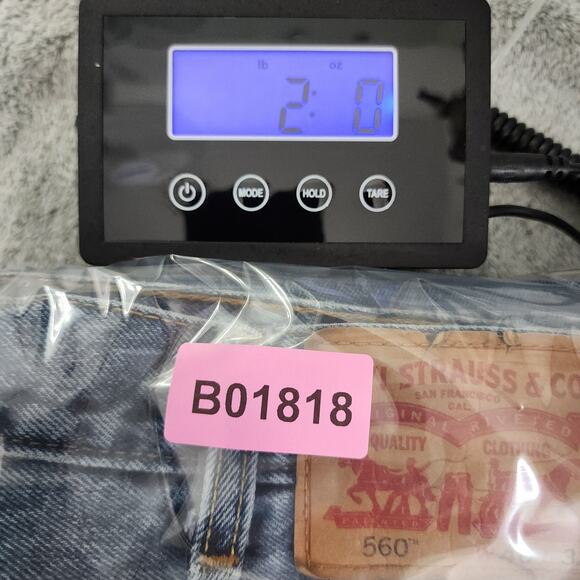 Vintage Levi's 560 Jeans Mens W40 L32 Blue Loose Fit Tapered Leg Baggy Relaxed - Picture 12 of 12